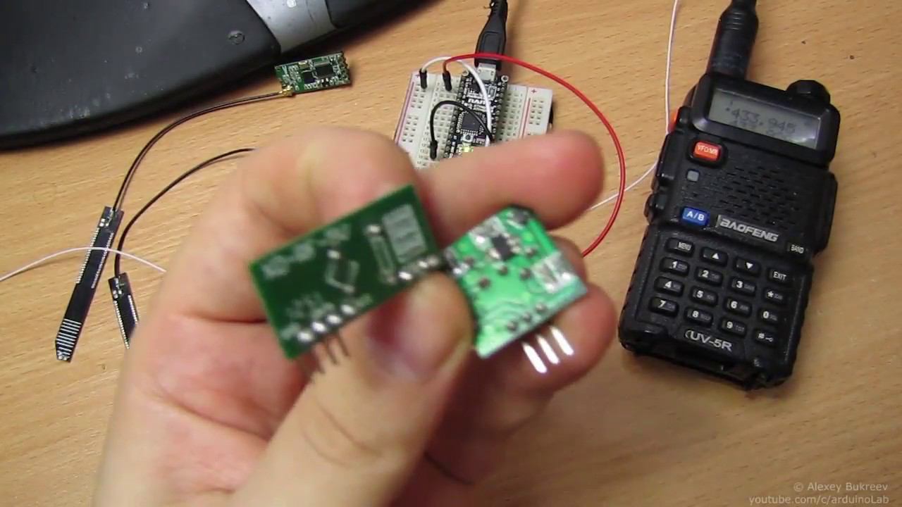 Правильные радиомодули на 433МГц с OOK модуляцией смотреть онлайн