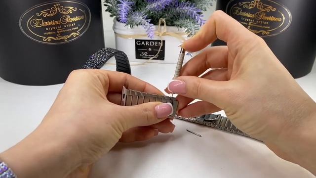 Как уменьшить или увеличить блочный браслет для часов ремешок для часов смотреть онлайн