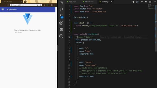 Vue Router | VueJS 3 | history mode? hash mode? смотреть онлайн