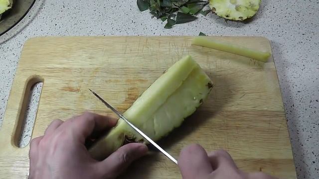 Как почистить и порезать АНАНАС в домашних условиях смотреть онлайн