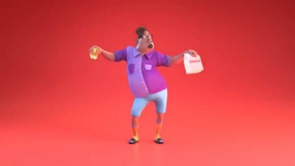 grubhub delivery dance ad but with random video game music i have downloaded on my computer