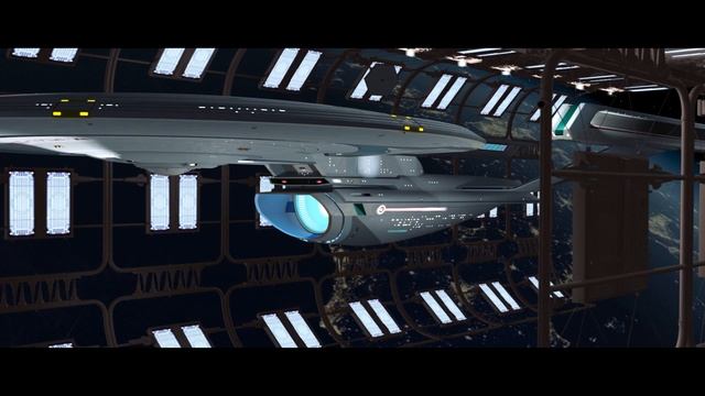 Spencer's Enterprise-A Leaves Drydock смотреть онлайн