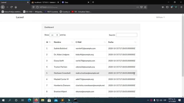 3 - Listar usuarios en DataTables - VueJS - Laravel смотреть онлайн