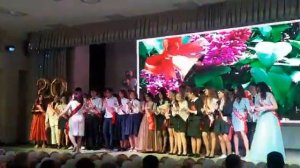 Песня классного руководителя на последнем звонке!!!