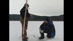 Зимняя ловля омуля на Байкале