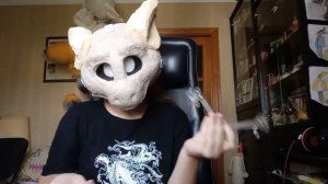 создание папье-маше фурсьюта #3 !!