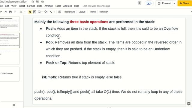 Stack Implementation | Learn Stack | Data Structures | With Python Code смотреть онлайн
