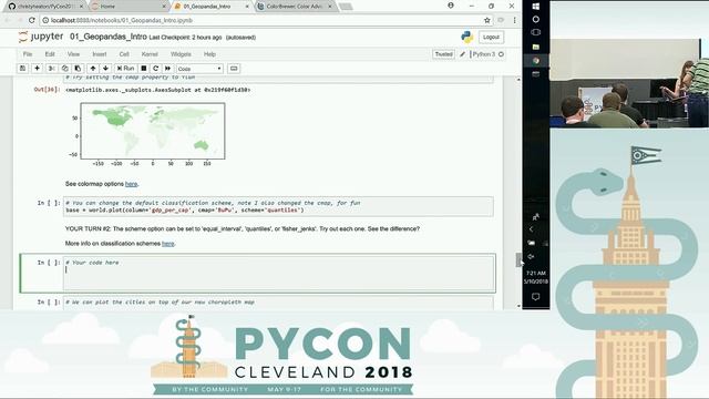 Christy Heaton - Intro to Spatial Analysis and Maps with Python - PyCon 2018 смотреть онлайн