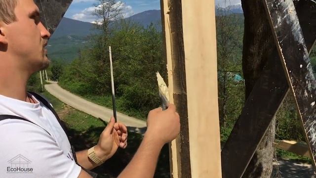 Мастер-Класс Сергея Домогацкого. Дом Север из простого бруса. МК. 6-я серия. Отзыв заказчика. смотреть онлайн