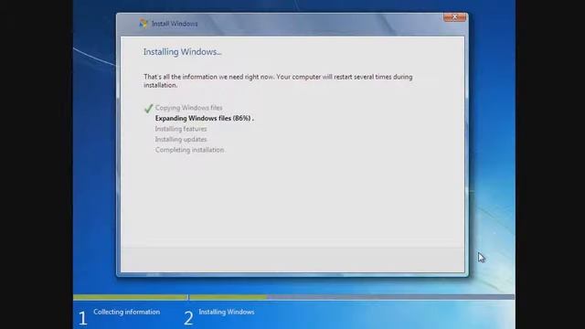 Как установить Windows 7 ultimate (32 bit) на виртуальную машину. смотреть онлайн