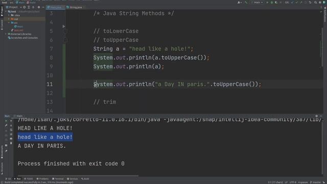 آموزش جاوا به زبان ساده - Java String Methods: Uppercase, Lowercase, Trim (Persian) смотреть онлайн