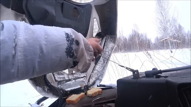 Тайга -ВАРЯГ 550 расход 20л на 100км!?Не обычный след в дали от населенного пункта. смотреть онлайн
