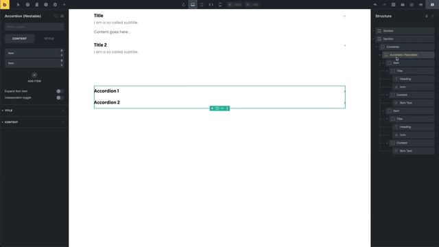 Bricks 1.5 (beta) - New Section & Div element; Nestable elements (Accordion, Slider, Tabs) смотреть онлайн