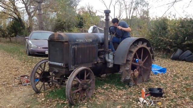 Запуск старого трактора смотреть онлайн