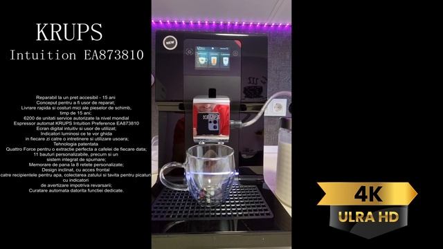 KRUPS Intuition EA873810 смотреть онлайн