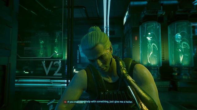 Cyberpunk 2077 - Visiting Tiny Mike at the Afterlife [Update 1.6] смотреть онлайн