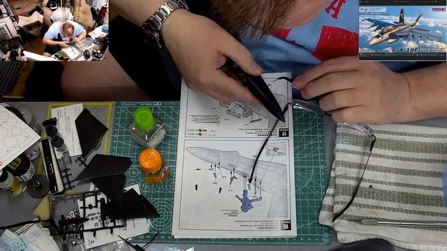 Maverick's F-18E Super Hornet, 1/48 scale, by Meng. Part 6 смотреть онлайн