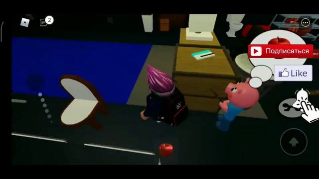 Прохождение своей карты в Пигги роблокс!! Piggy Roblox смотреть онлайн