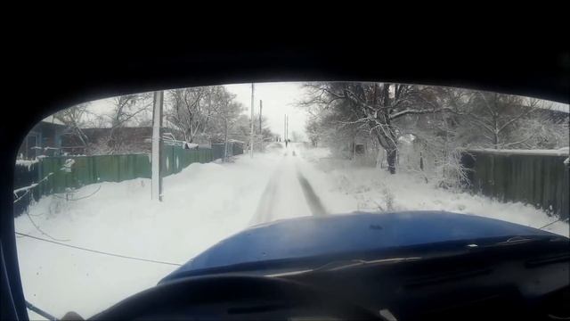 ЗиЛ,холодный пуск,первый снег Развернуло Буксуем смотреть онлайн