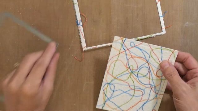 Using Embroidery Floss for a Background - Scribbles in the Snow! смотреть онлайн