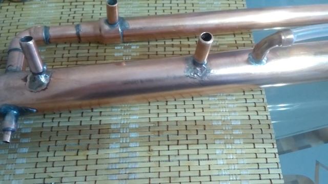 Бражная колонна, медная, на клампе. смотреть онлайн