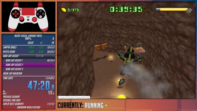 Agent Hugo: Lemoon Twist - Any% in 1:34:46 смотреть онлайн