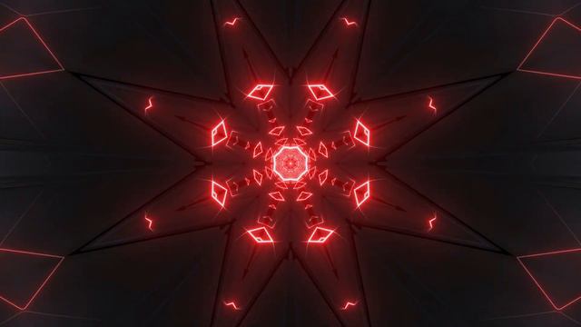 4k Red Neon VJ Loop Abstract Background - Motion 4k Screensaver смотреть онлайн