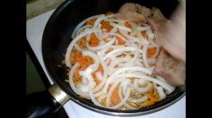 Горбуша с картошкой.  Как приготовить вкусно на сковороде. Супер!!!