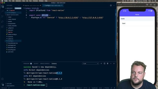 Add Stripe to a React Native application смотреть онлайн
