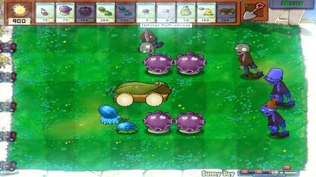 ☀️Easy no Sunflower in Sunny Day! | Plants vs. Zombies: Hidden Mini Games (Secret Level) смотреть онлайн