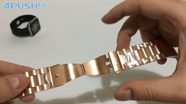 Ремешок HOCO Metal Watchband 3 Pointers для Apple Watch 42 мм смотреть онлайн