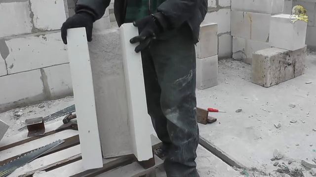 Изготовление опалубки из U блоков для армопояса и оконных перемычек своими руками смотреть онлайн