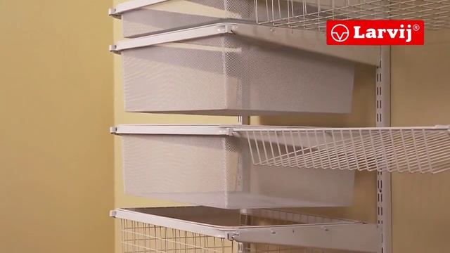 Монтируем гардеробную систему Larvij смотреть онлайн