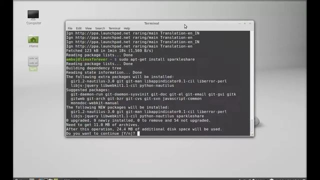 SparkleShare : An Open Source Sync & Collaboration Tool For Linux Mint смотреть онлайн