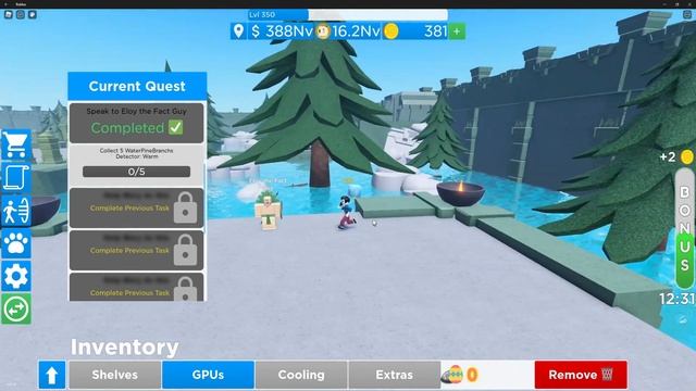 Completing Quest for level 350 -The Warrior's Crysis - Dogecoin Mining Tycoon [Roblox] смотреть онлайн
