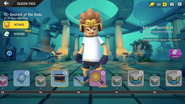SEASON PASS REWARD T3 DESCENT OF GODS | SAUSAGE MAN GAMEPLAY смотреть онлайн