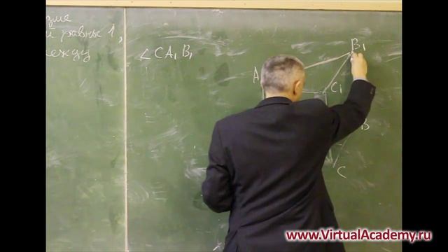 Треугольная призма - пример решения задачи С2 из ЕГЭ смотреть онлайн
