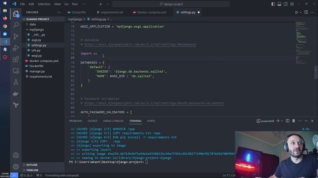 Docker საბაზისო N11. Django/PostgreSQL სტეკის კონტეინერიზაცია смотреть онлайн