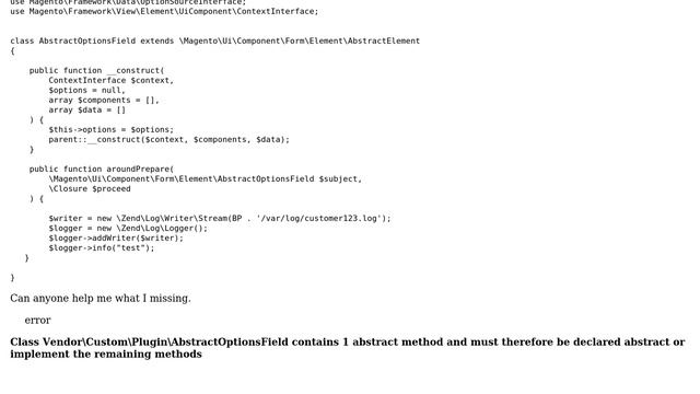 Magento: Magento 2 : override abstarct class method смотреть онлайн