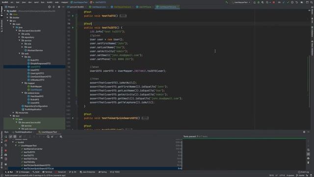 Spring Boot - MapStruct unmapped properties policy смотреть онлайн