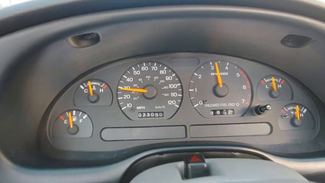 Mustang SN95 V6 3.8 0-100 Acceleration
