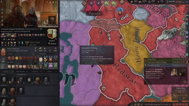 Great Houses Strike Back | Crusader Kings 3: Elder Kings 2: Ayleid Revenge #34 смотреть онлайн