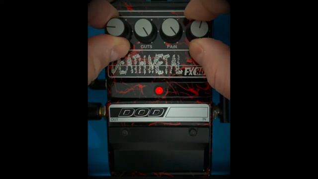 Dod Fx86 Death Metal Distortion Bass Effect Pedal Demo смотреть онлайн