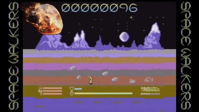 COMMODORE 64 RETRO GAME: SPACE WALKERS - NEW HEALTH LEVEL, WALKER SHIELD AND CORE FUNCTION UPDATES смотреть онлайн