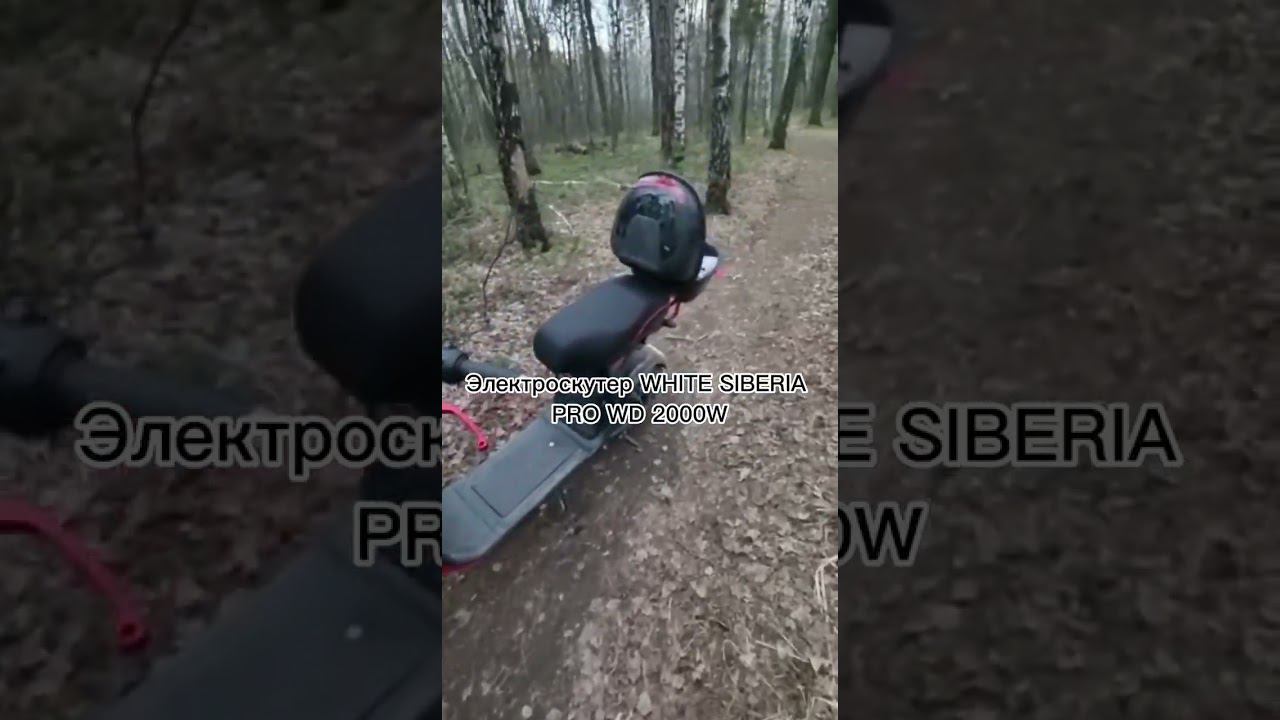 Отзыв клиента на электроскутер WHITE SIBERIA PRO WD 2000W смотреть онлайн