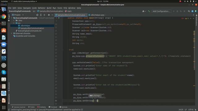 Write Database queries from Java application to db explained(Transactionmanagement,prepareStatement смотреть онлайн