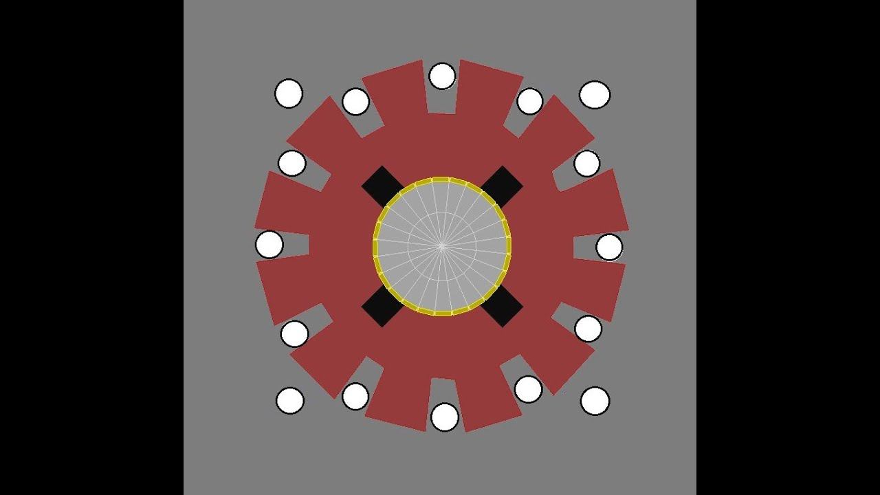 Мотор 4 щетки