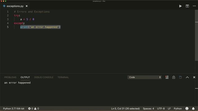 Exceptions in Python - Advanced Python 09 - Programming Tutorial смотреть онлайн