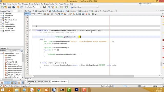 Book inventory management System Using Java Part 3 смотреть онлайн