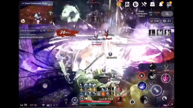 Black Desert Mobile : Node war Blank vs Prometheus vs Native смотреть онлайн
